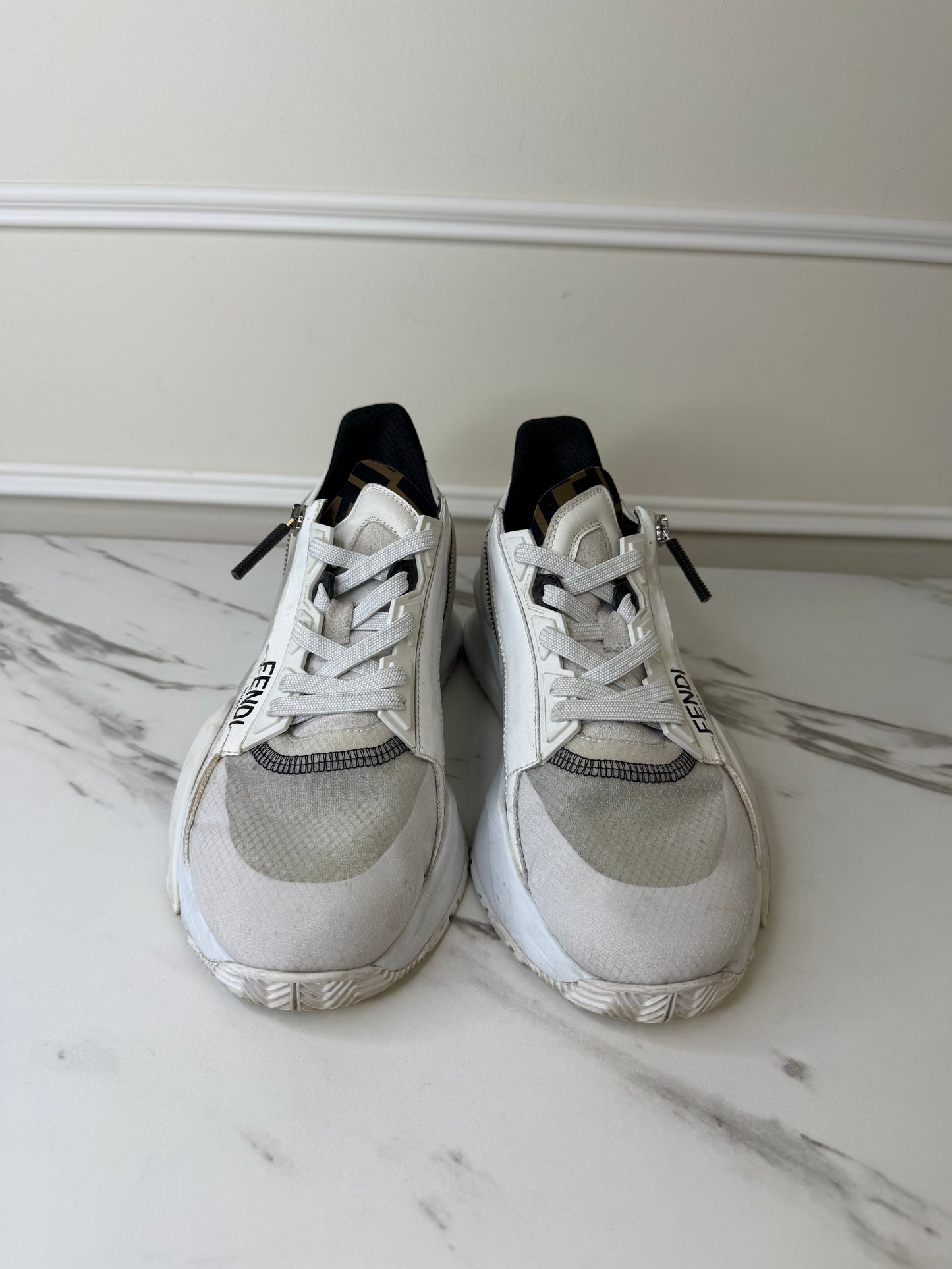FENDI Flow Sneakers, Size 39