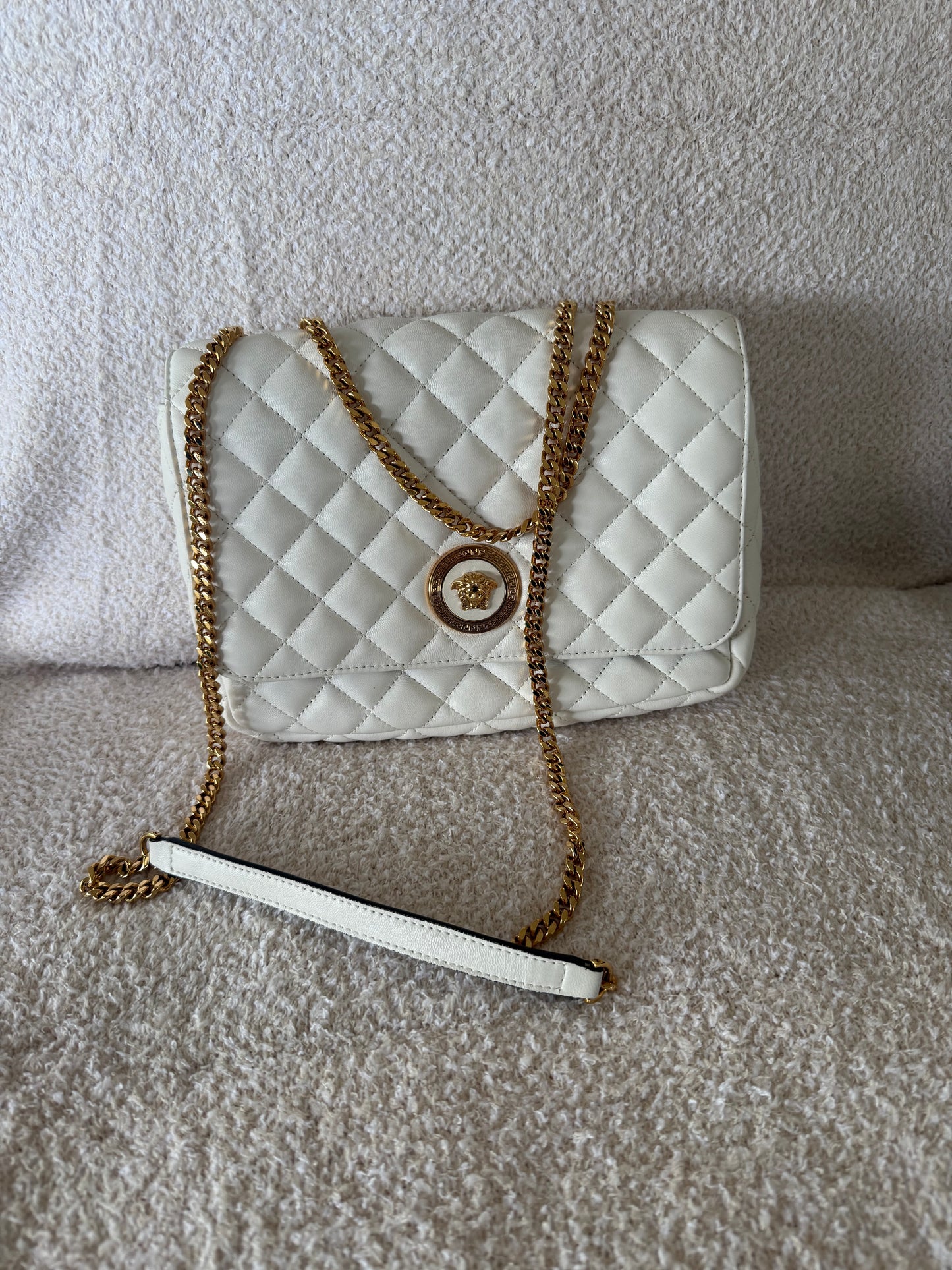 Versace Medusa quilted Nappa bag