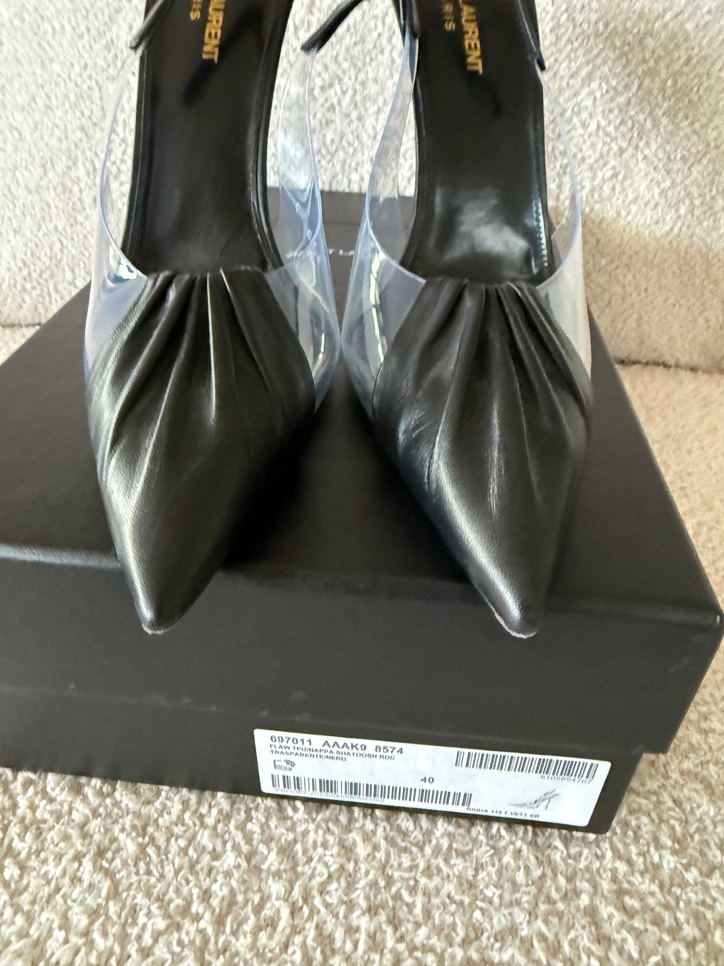 Saint Laurent Chica heels size 40