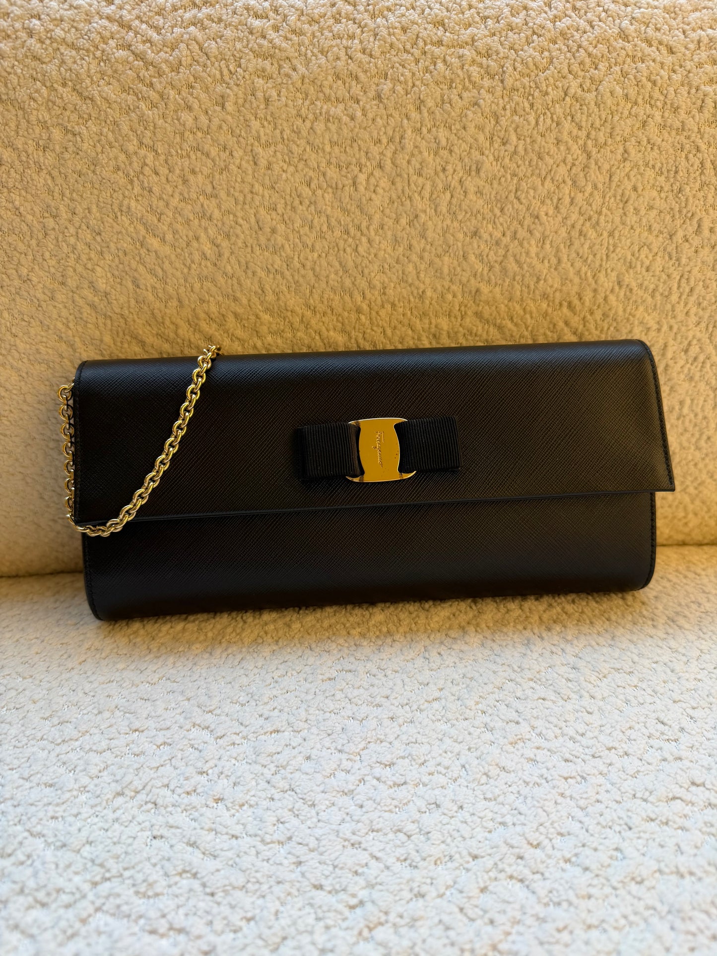 Salvatore Ferragamo Clutch with chain