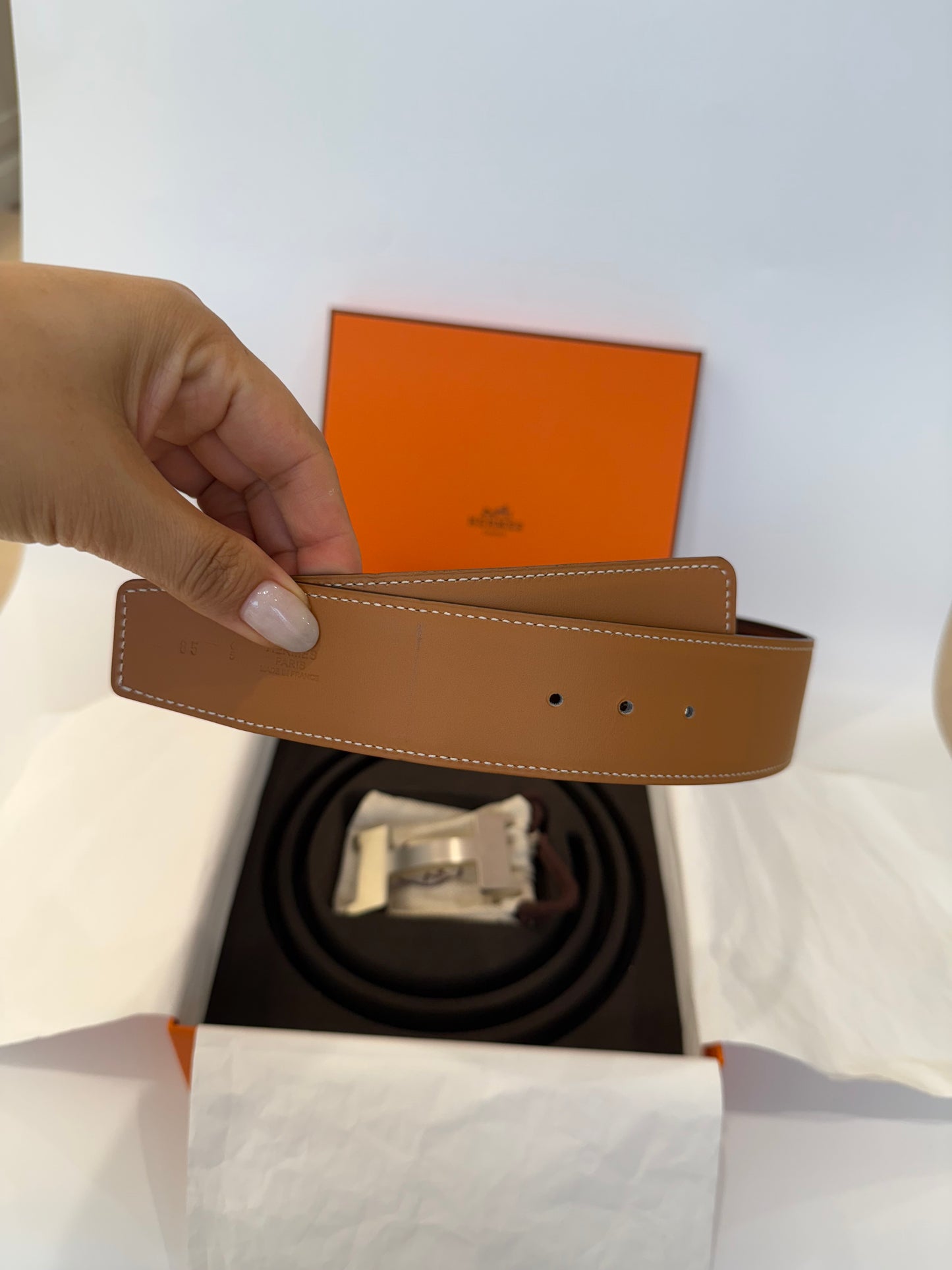 Hermes H belt