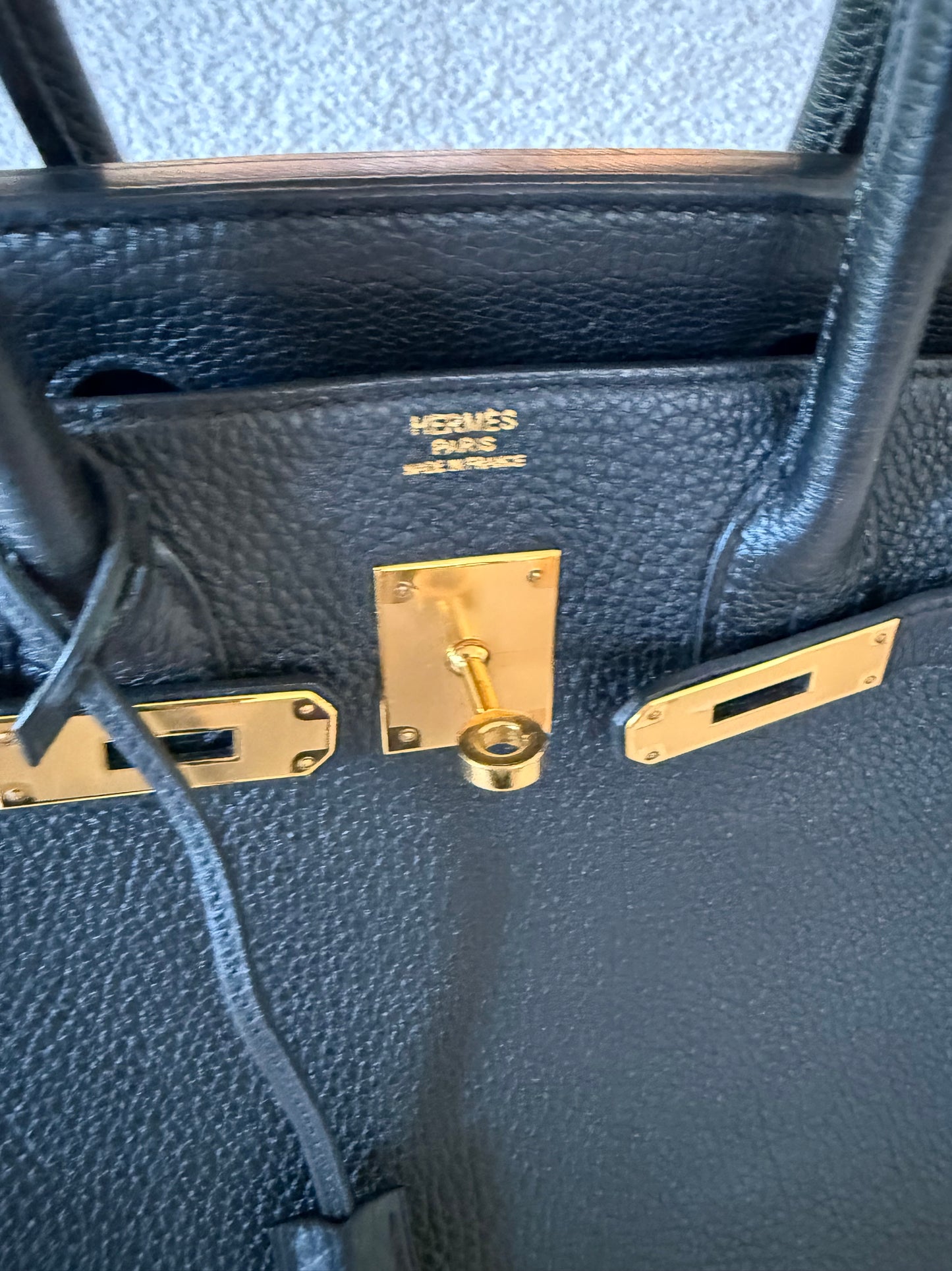 Hermes’ birkin 30 Noir Togo with ghw