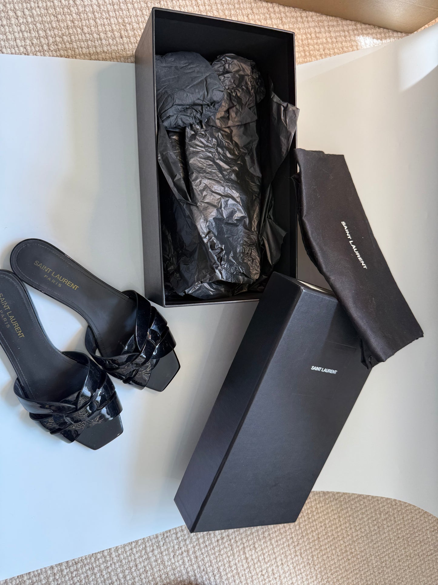 YSL tribute sandals