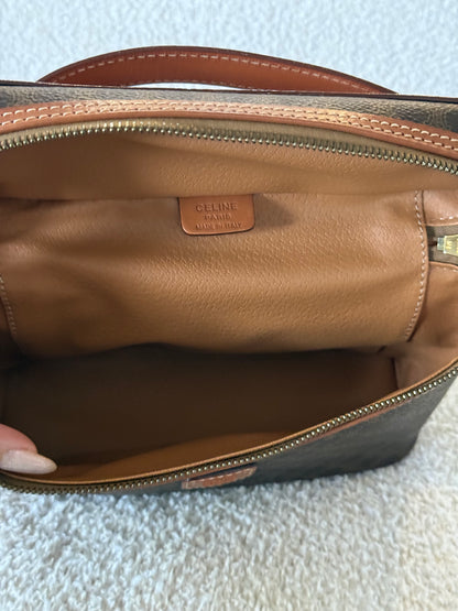 vintage Celine Macadam vanity bag