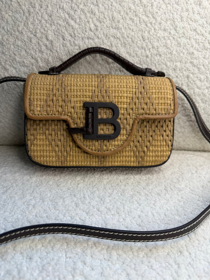 Balmain Raffia Bag