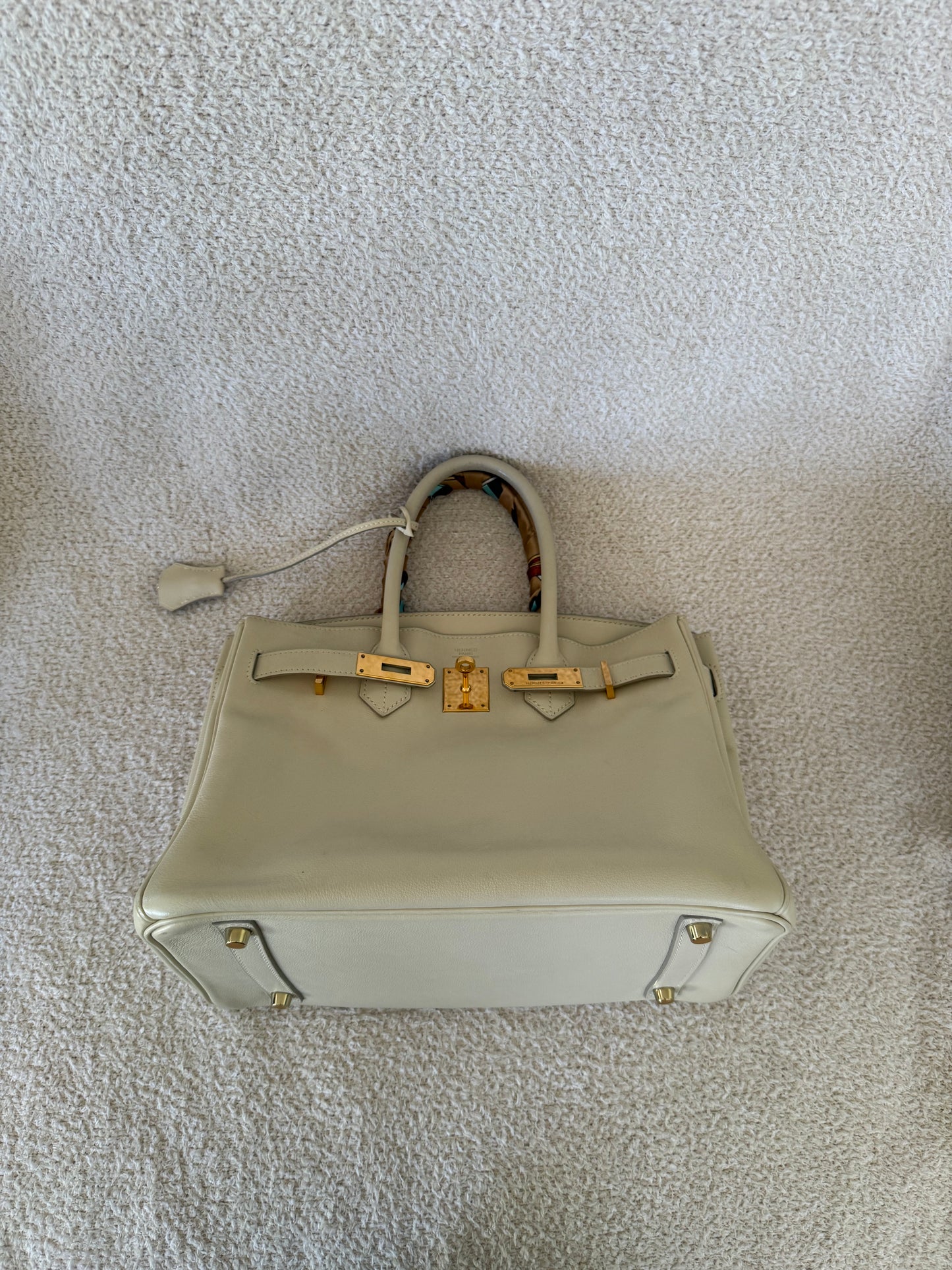 Hermes’ Birkin 30 swift parchemin with ghw