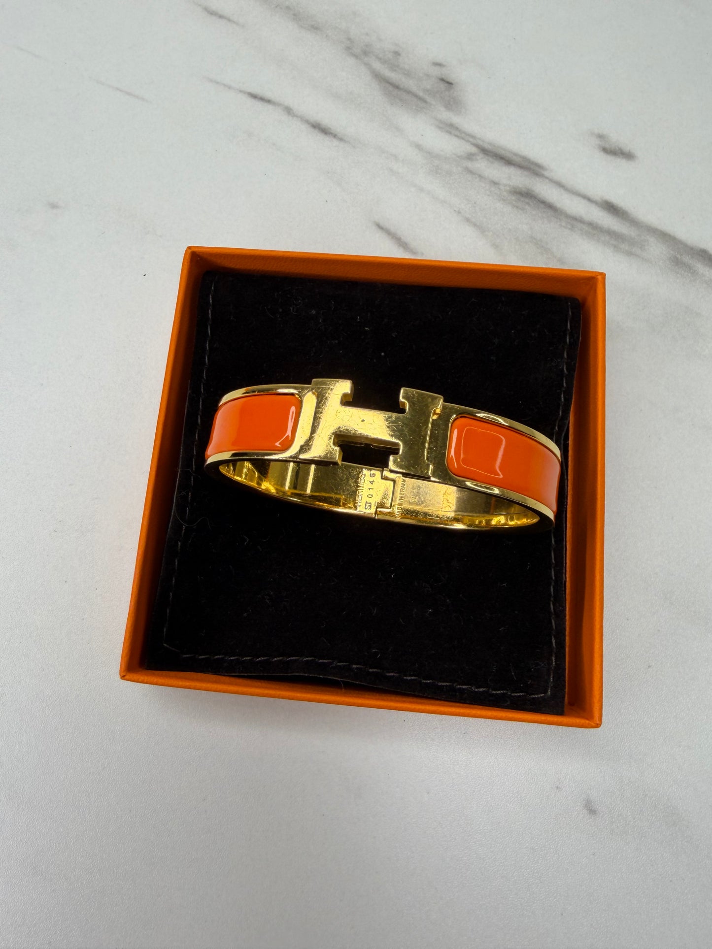 Hermes’ Clic Clac bracelet, Size 17