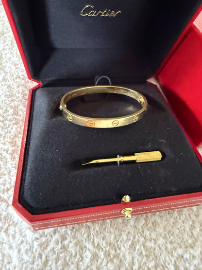 Cartier Love bracelet size 17