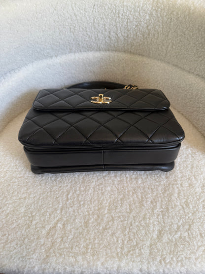 Chanel Trendy CC black with GHW Small