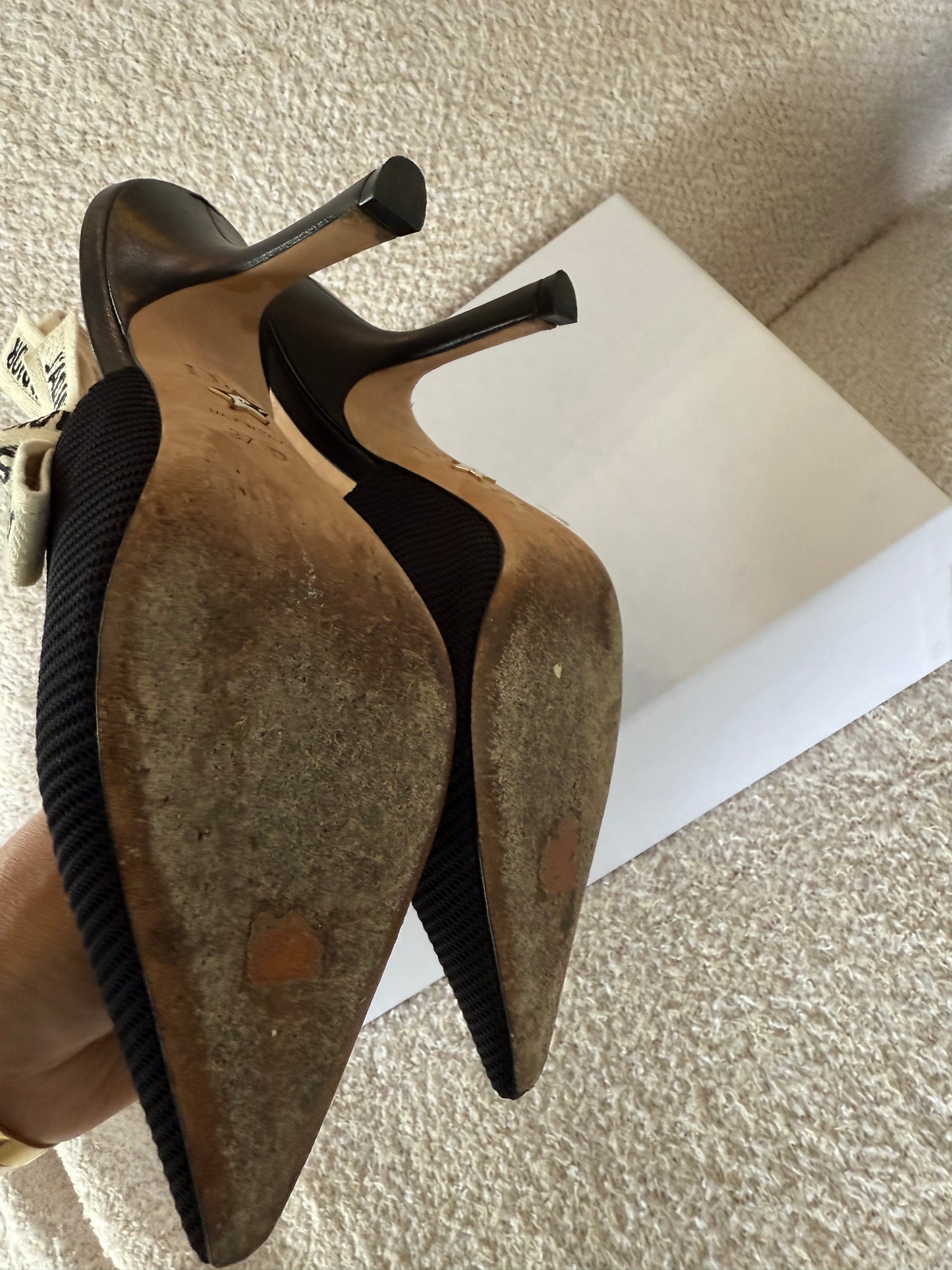 Dior slingback black size 37