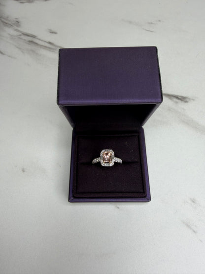 Anton Peach Pink Sapphire Ring
