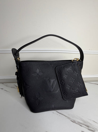 Louis Vuitton CarryAll in Monogram Empreinte Leather – Black