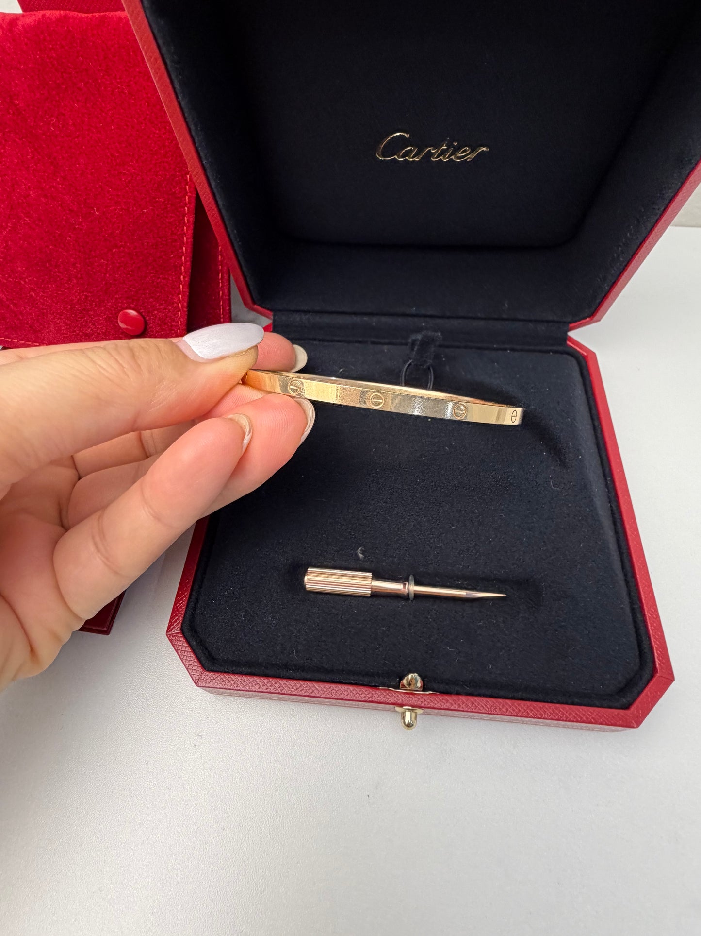 Cartier Love Bracelet, Rose Gold, Small version, Size 20