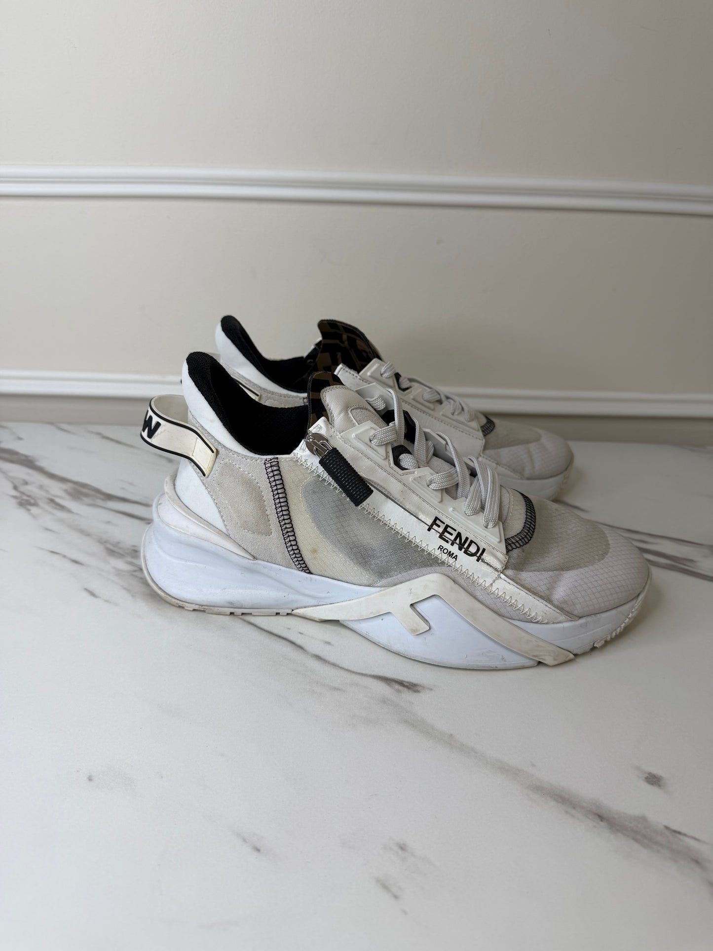 FENDI Flow Sneakers, Size 39