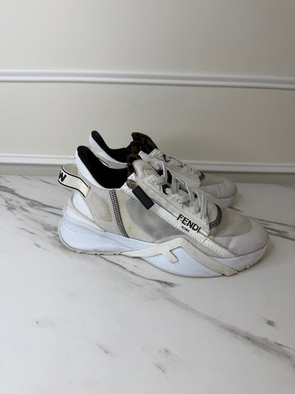 FENDI Flow Sneakers, Size 39