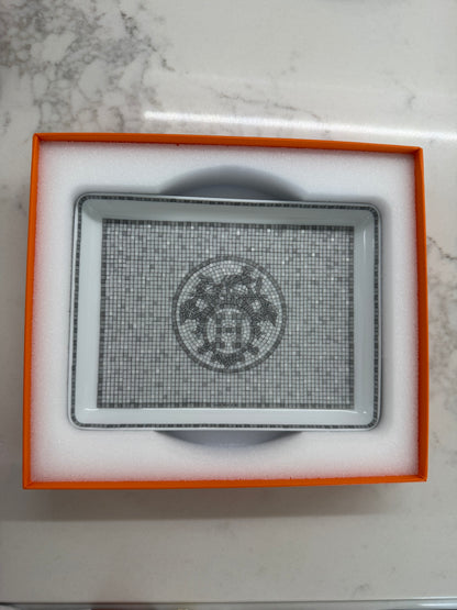 Hermes Mosaique Platinum Sushi Platter
