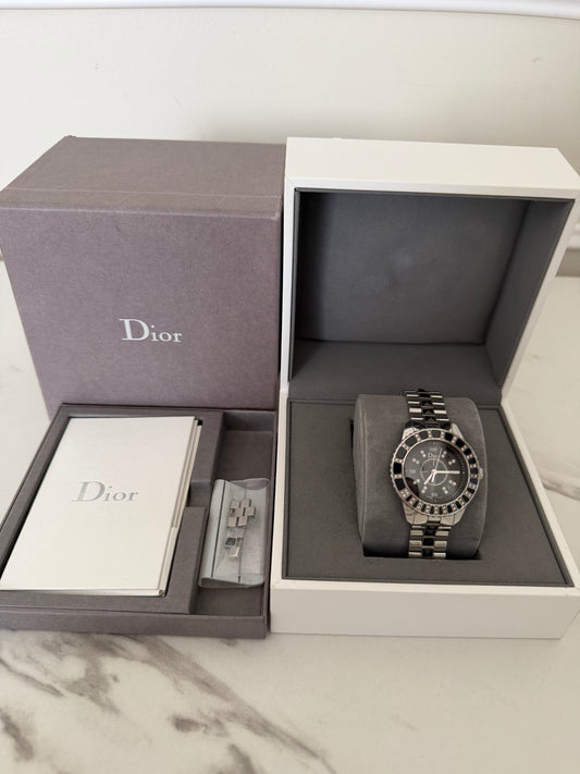 Christian Dior Christal Diamond Watch