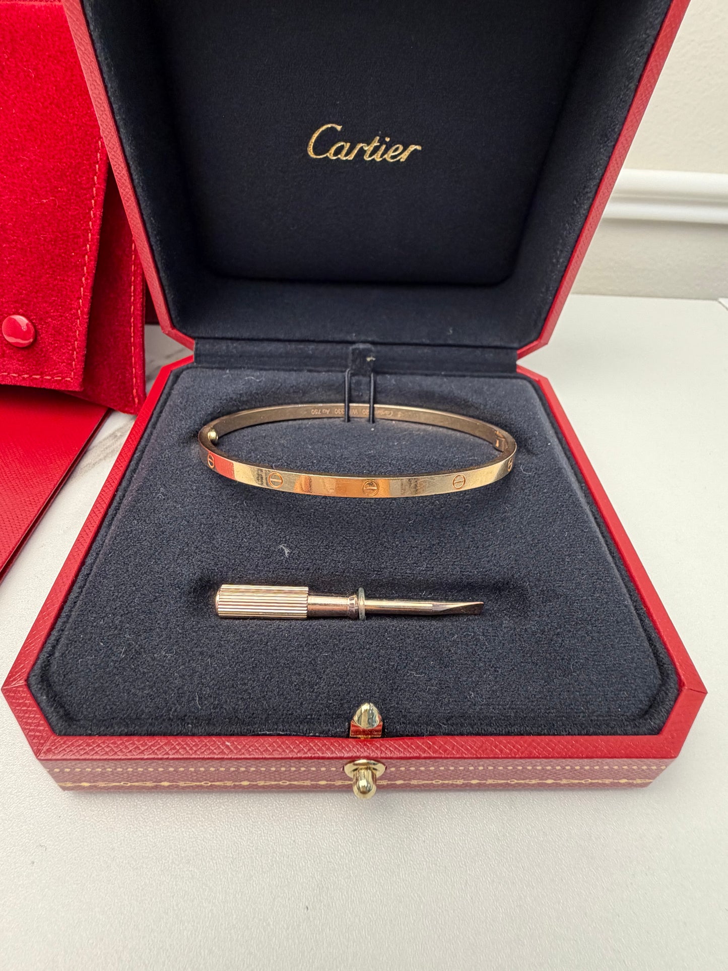 Cartier Love Bracelet, Rose Gold, Small version, Size 20