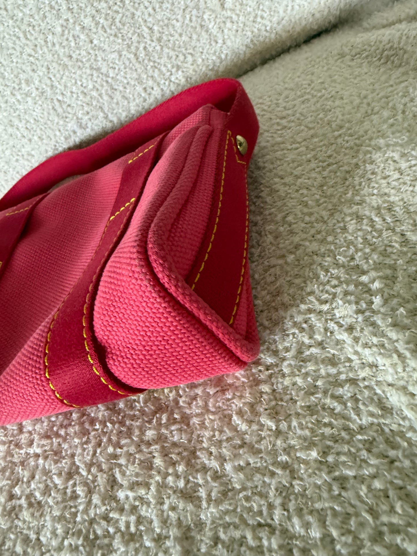 Louis Vuitton Pink Canvas Antigua Sac Rabat shoulder bag