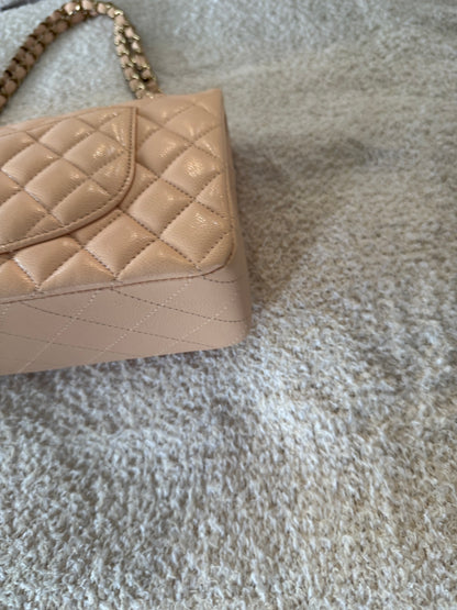 Chanel Classic medium flap with Gold hardware