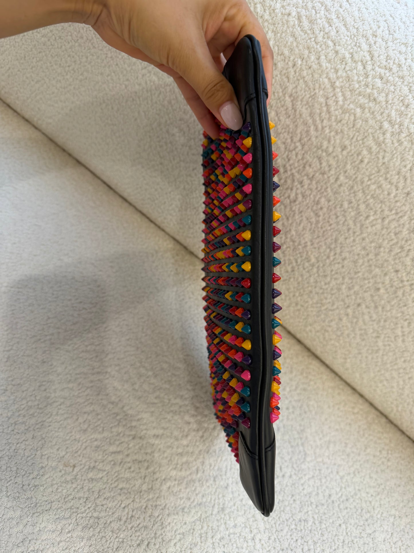 Christian Louboutin spiked bag 
RRP $1290