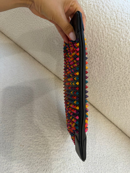 Christian Louboutin spiked bag 
RRP $1290
