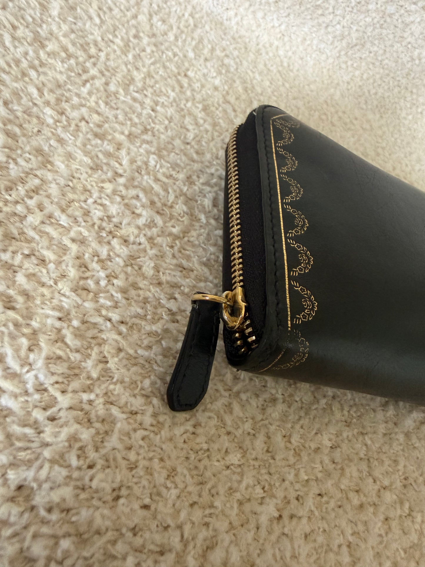 Cartier Garland de Cartier long zip wallet