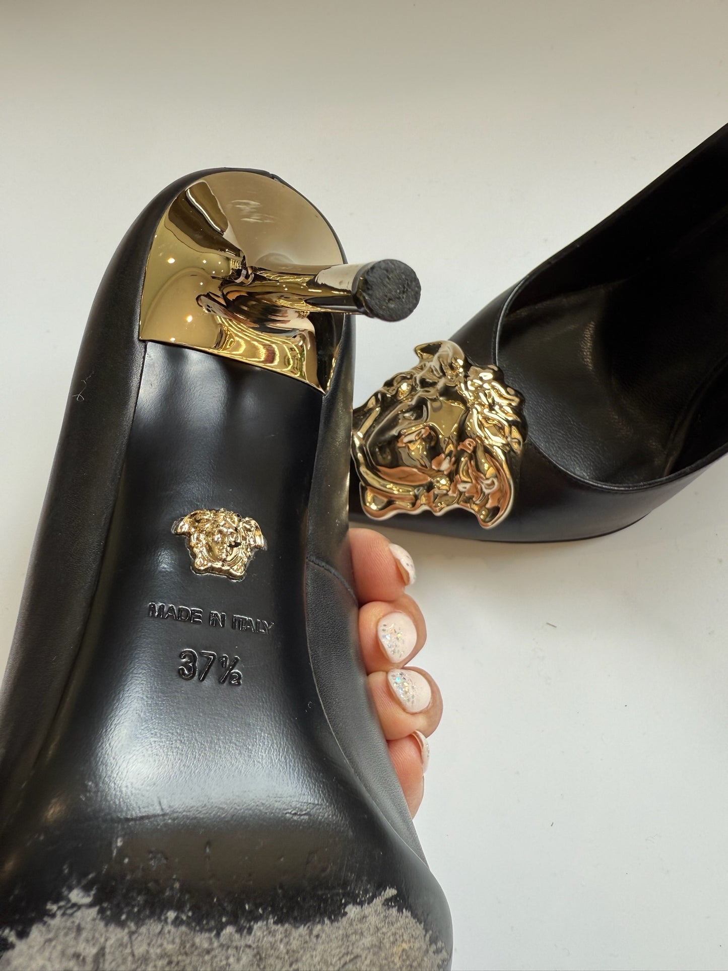 Versace heels size 37.5