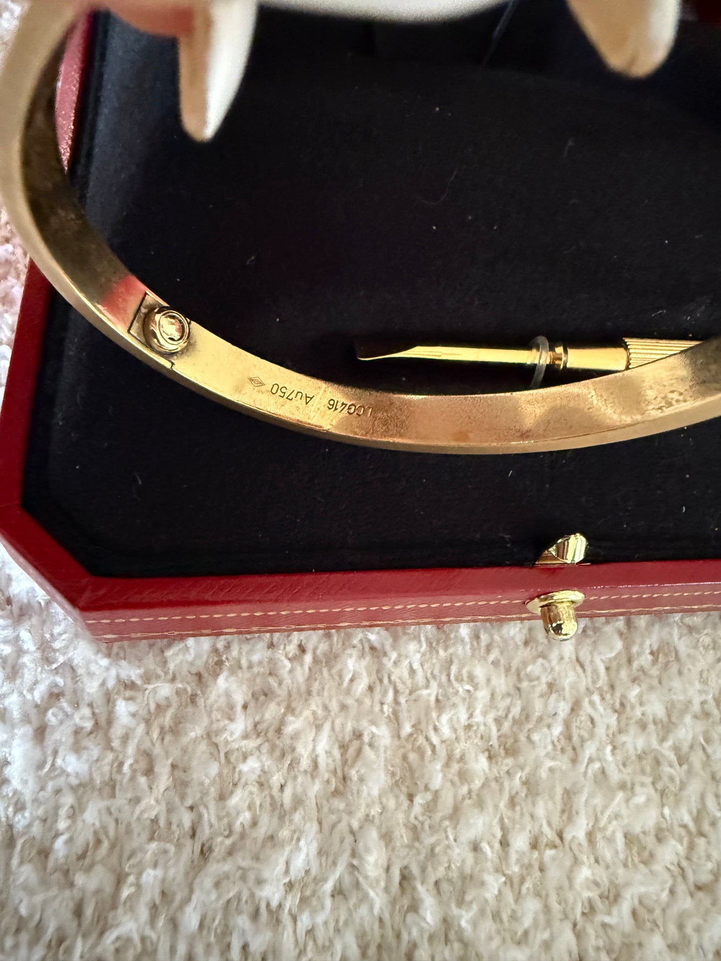 Cartier Love bracelet size 17