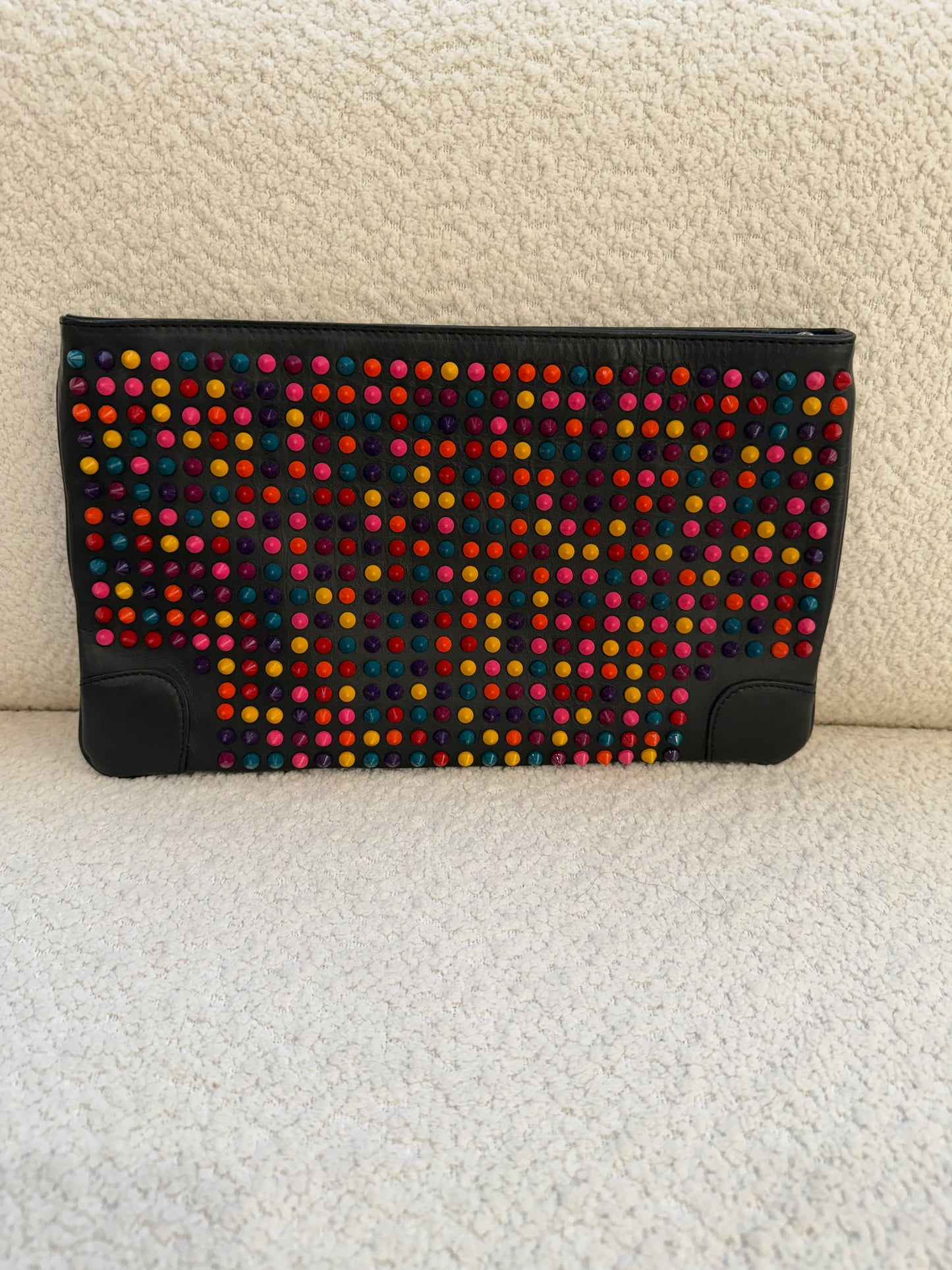 Christian Louboutin spiked bag 
RRP $1290