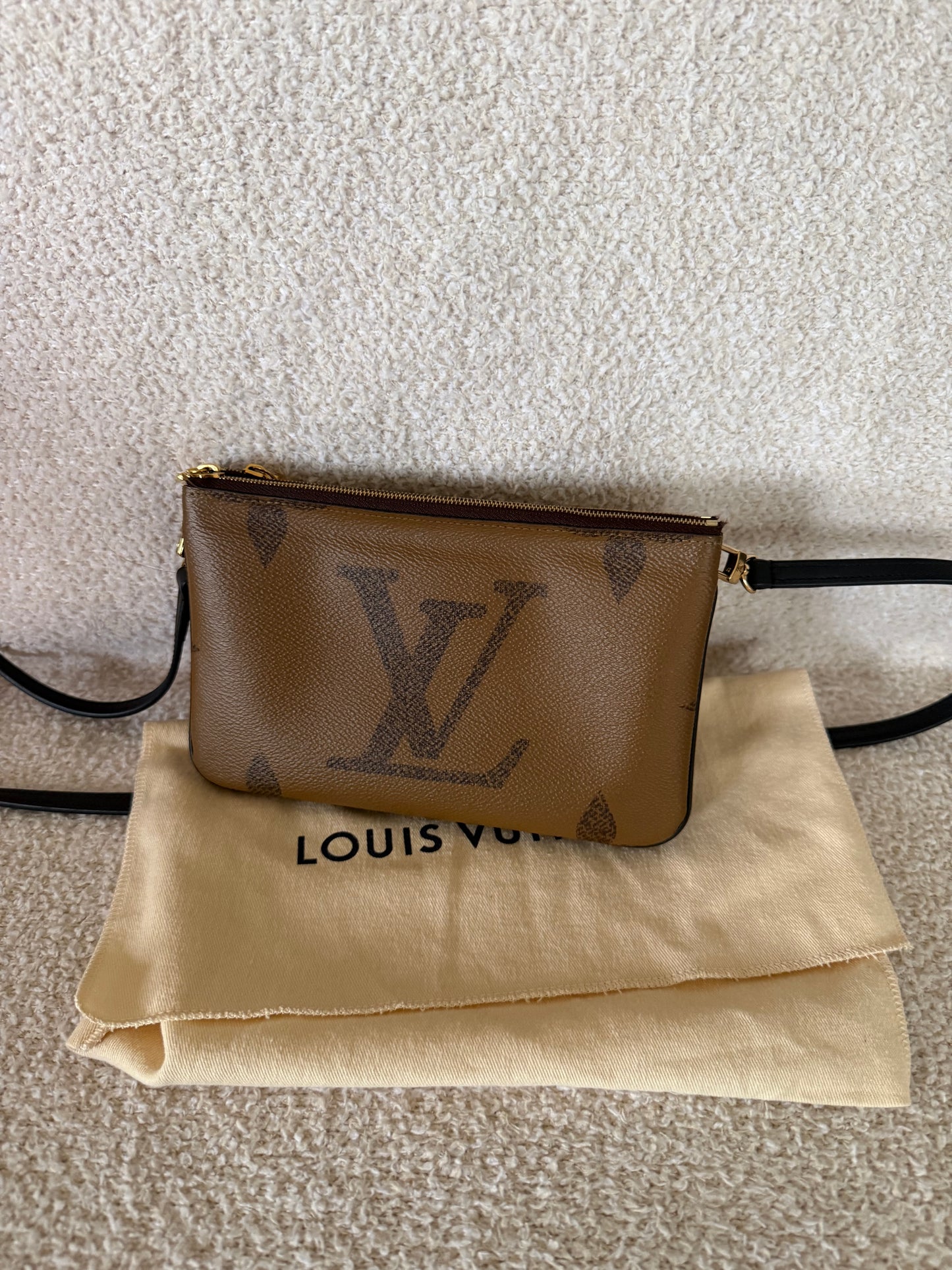 Louis Vuitton Double Zip Pochette bag