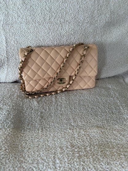 Chanel Classic medium flap with Gold hardware