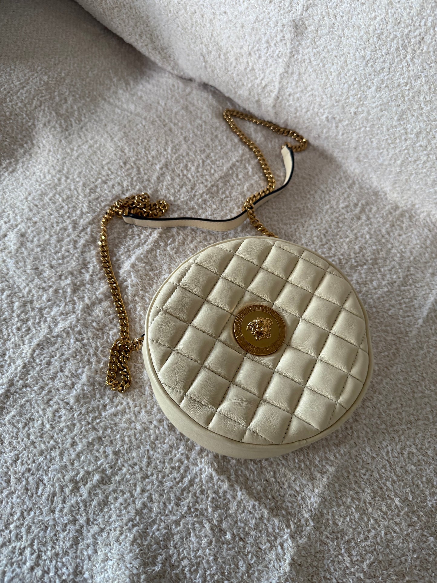 Versace round cross body bag