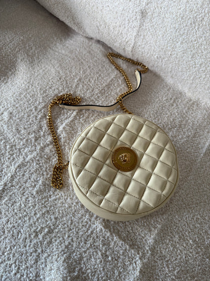 Versace round cross body bag