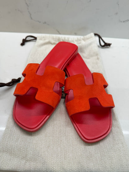 Hermes Oran Sandals Size 36.5