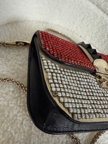Valentino Glam lock crossbody bag