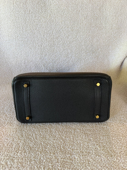Hermes’ birkin 30 Noir Togo with ghw