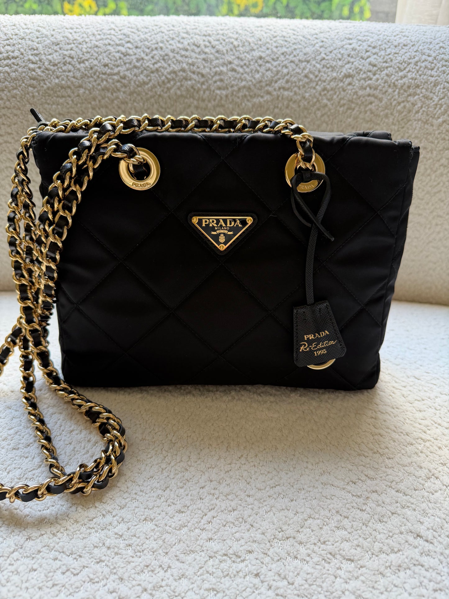 Prada Re-Edition 1995 Quilted Nylon Shoulder Bag.