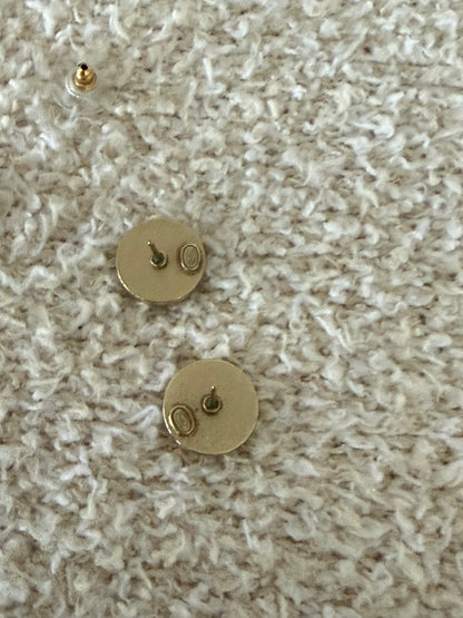 Chanel stud earrings