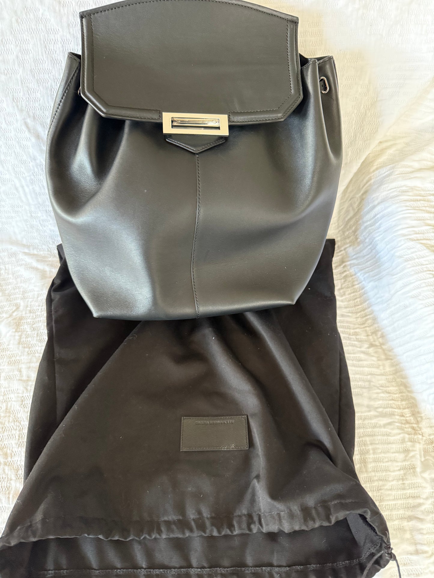 Alexander wang leather backpack