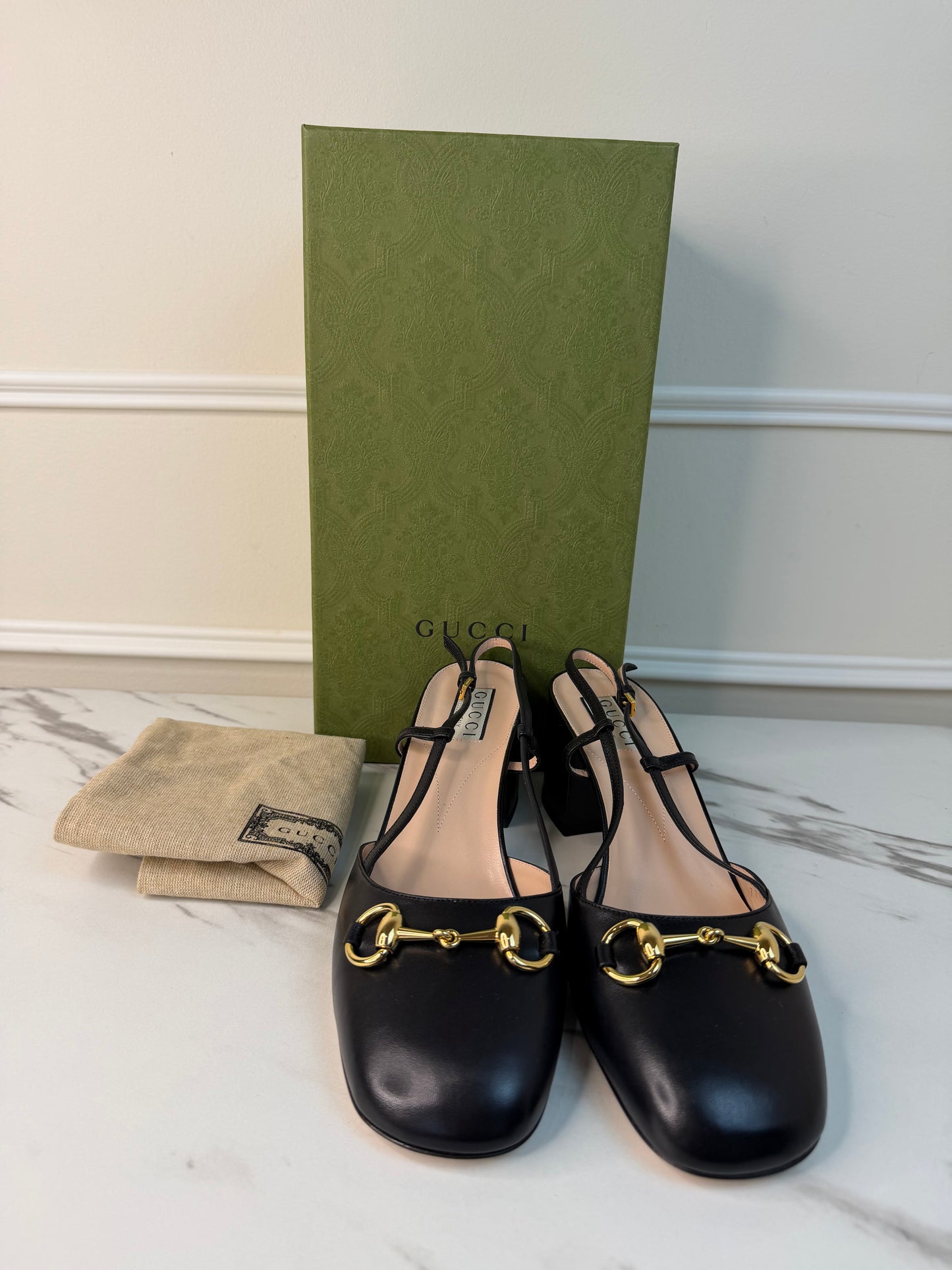 Gucci Slingback Heels , Brand New Size 39.5