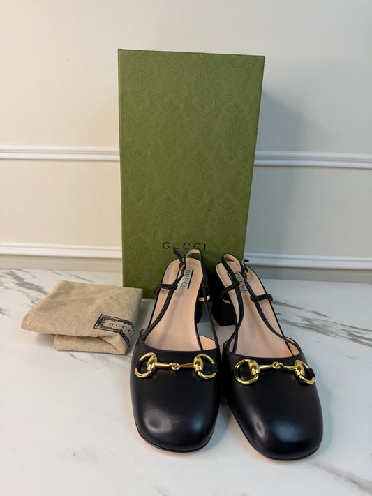 Gucci Slingback Heels , Brand New Size 39.5