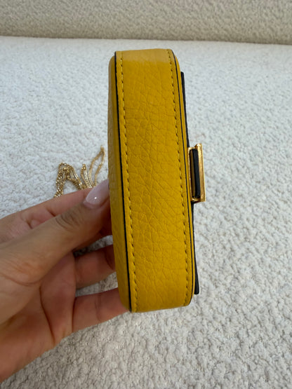 Fendi Nano Baguette in yellow