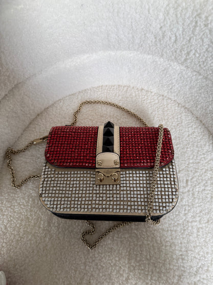 Valentino Glam lock crossbody bag