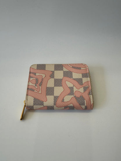 LV limited edition Damier Azur wallet