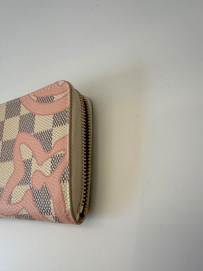 LV limited edition Damier Azur wallet