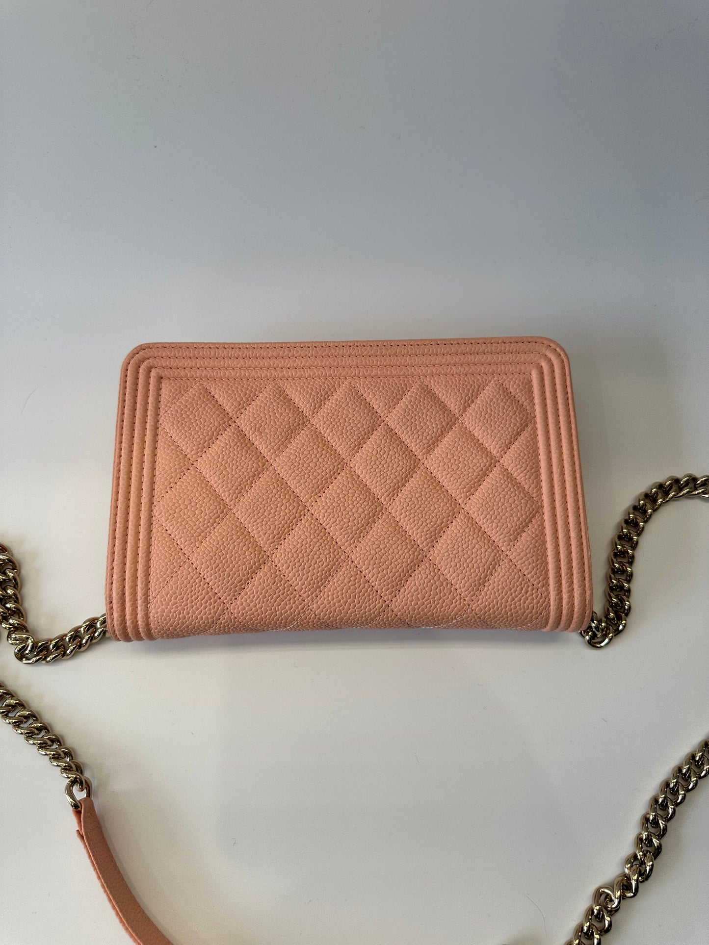 Chanel Boy wallet on chain ghw