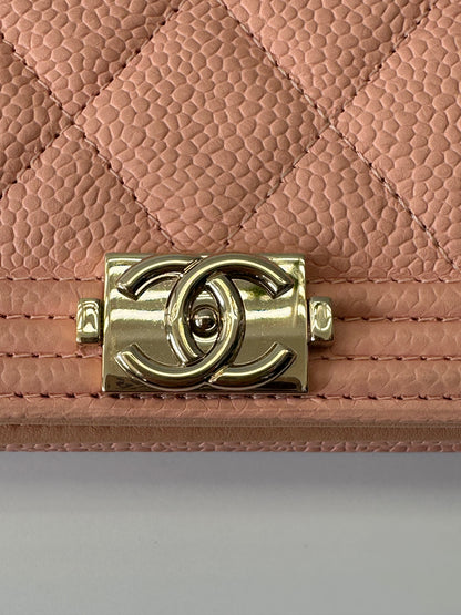 Chanel Boy wallet on chain ghw