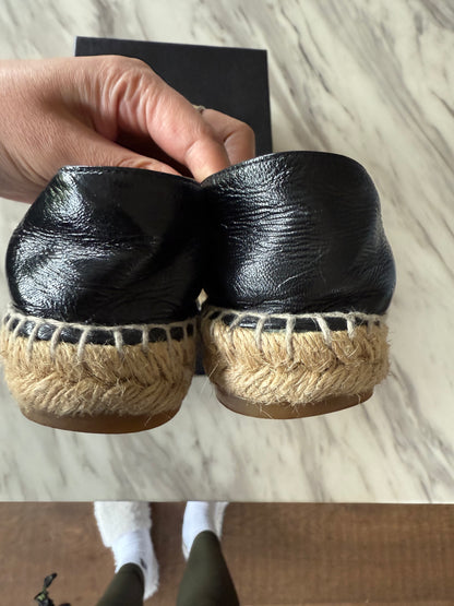 Chanel Espadrilles crystal CC studs size 36