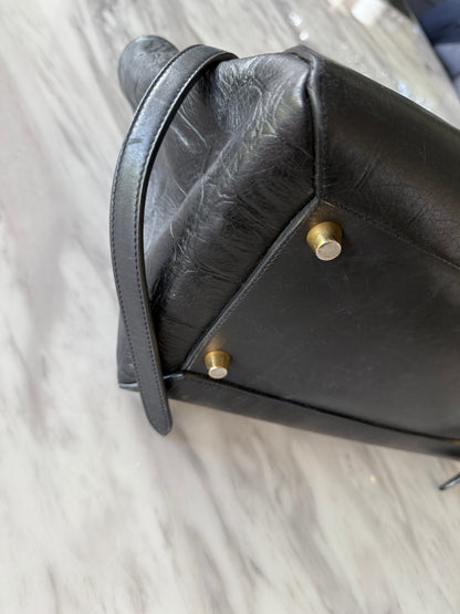 Celine croc embossed leather belt bag